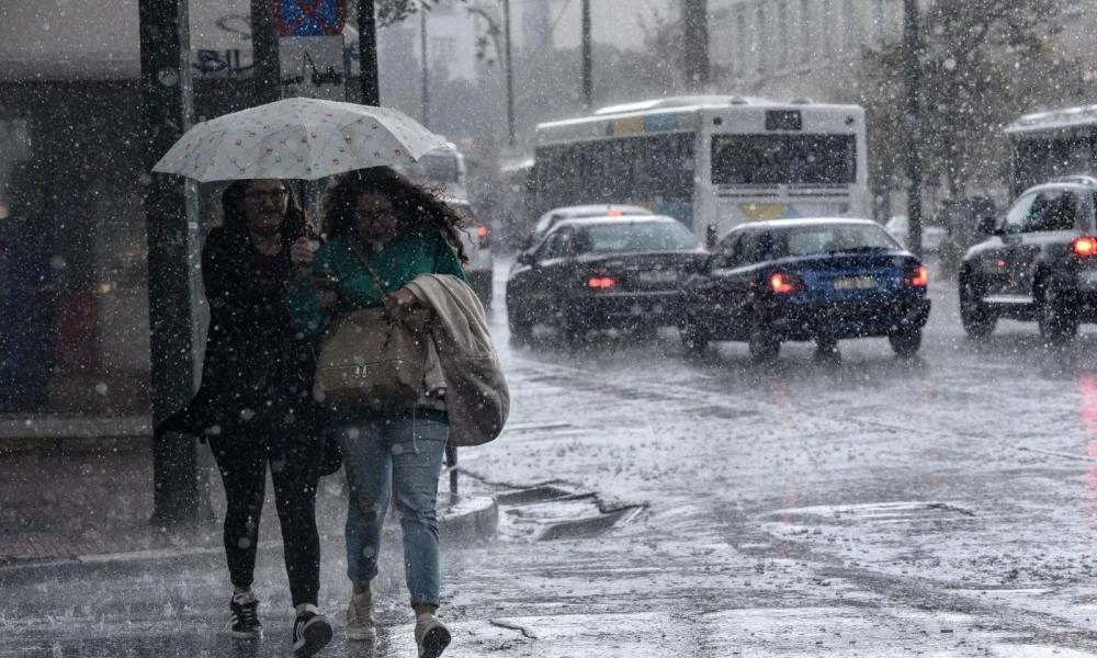 Έκτακτο δελτίο της ΕΜΥ - Έρχονται ισχυρές βροχές και καταιγίδες το βράδυ